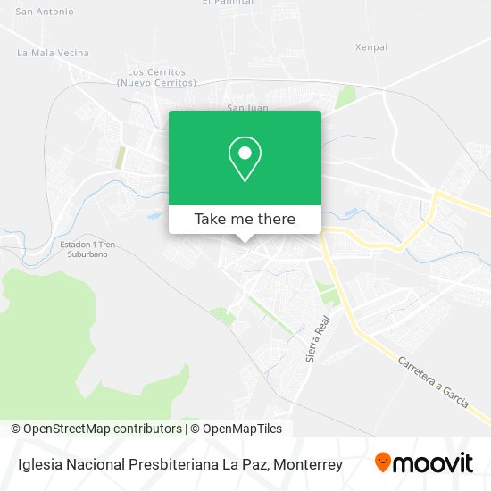 Mapa de Iglesia Nacional Presbiteriana La Paz