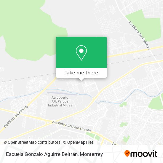 Mapa de Escuela Gonzalo Aguirre Beltrán