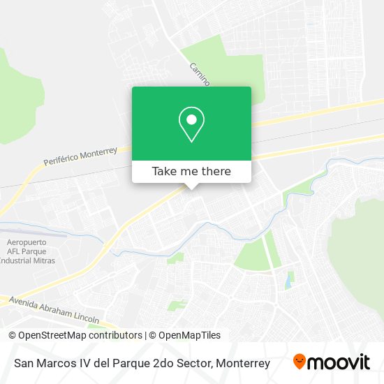 San Marcos IV del Parque 2do Sector map