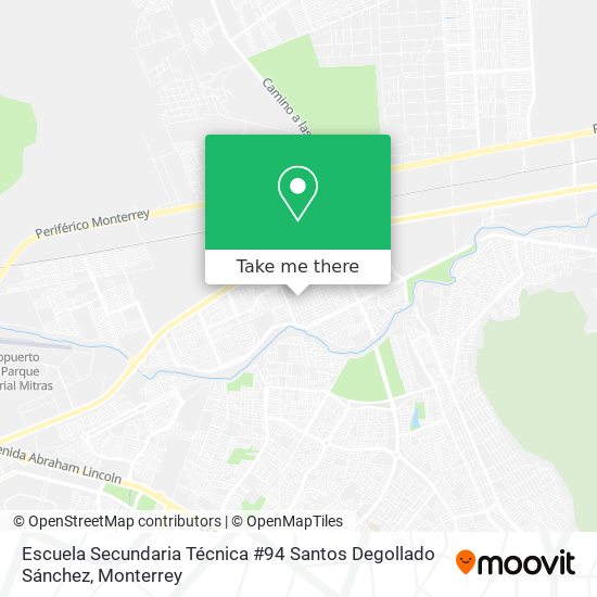 Escuela Secundaria Técnica #94 Santos Degollado Sánchez map