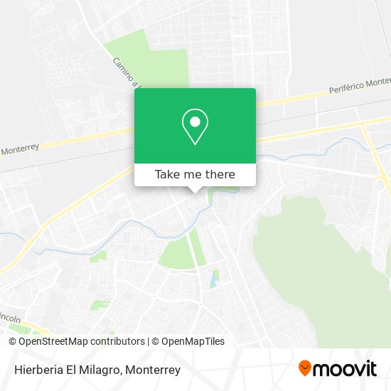 Hierberia El Milagro map