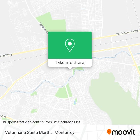 Veterinaria Santa Martha map