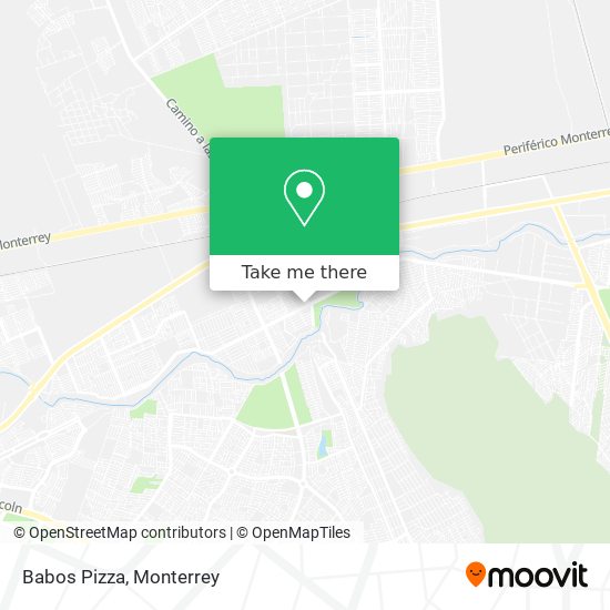 Mapa de Babos Pizza
