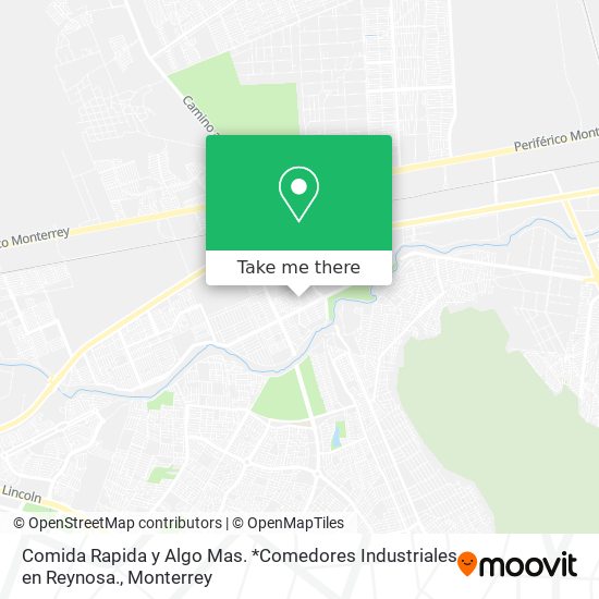 Comida Rapida y Algo Mas. *Comedores Industriales en Reynosa. map