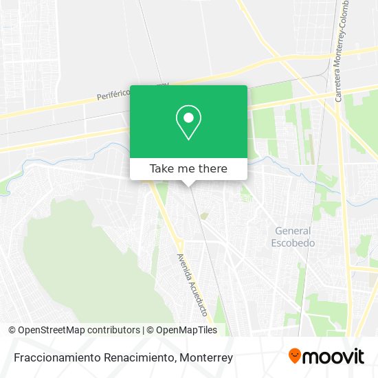Fraccionamiento Renacimiento map
