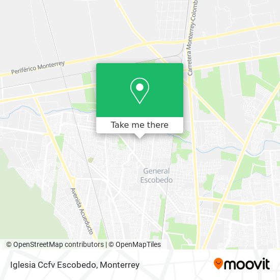 Iglesia Ccfv Escobedo map