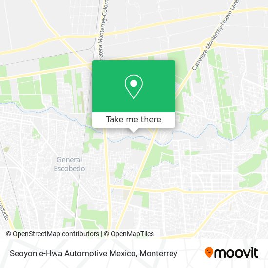 Seoyon e-Hwa Automotive Mexico map
