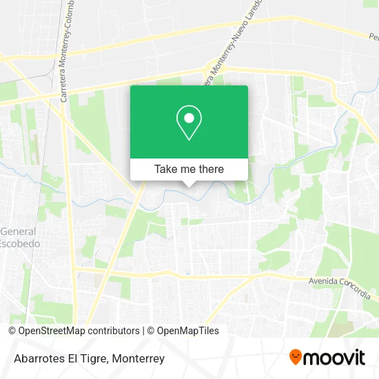 Abarrotes El Tigre map
