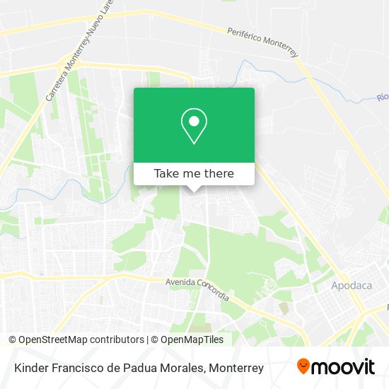 Kinder Francisco de Padua Morales map