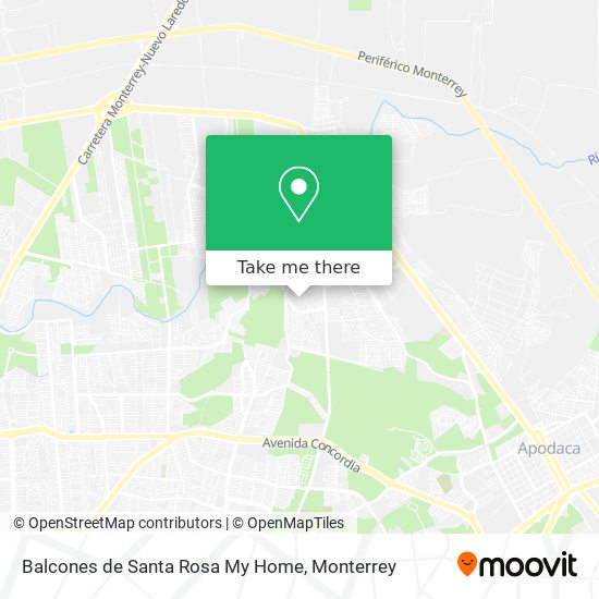 Mapa de Balcones de Santa Rosa My Home