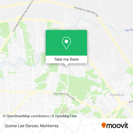 Quinta Las Garzas map