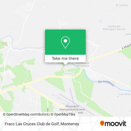 How to get to Fracc Las Cruces Club de Golf in Apodaca by Bus?