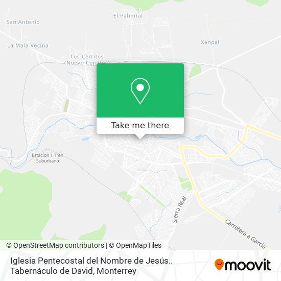 Iglesia Pentecostal del Nombre de Jesús.. Tabernáculo de David map