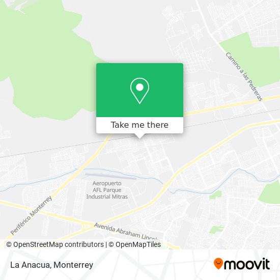 Mapa de La Anacua