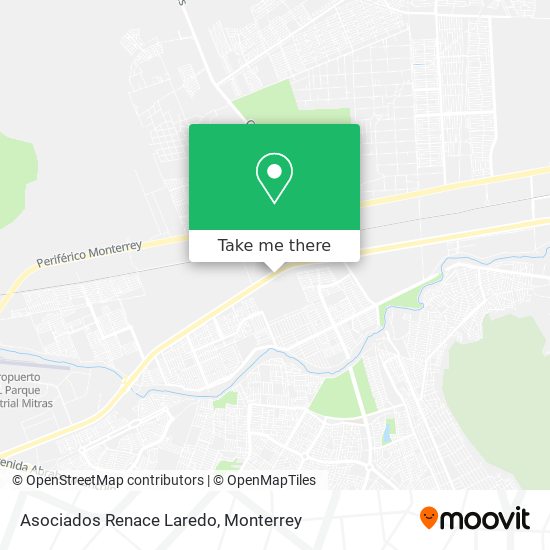 Asociados Renace Laredo map