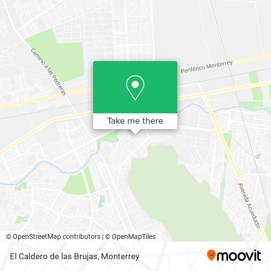 El Caldero de las Brujas map