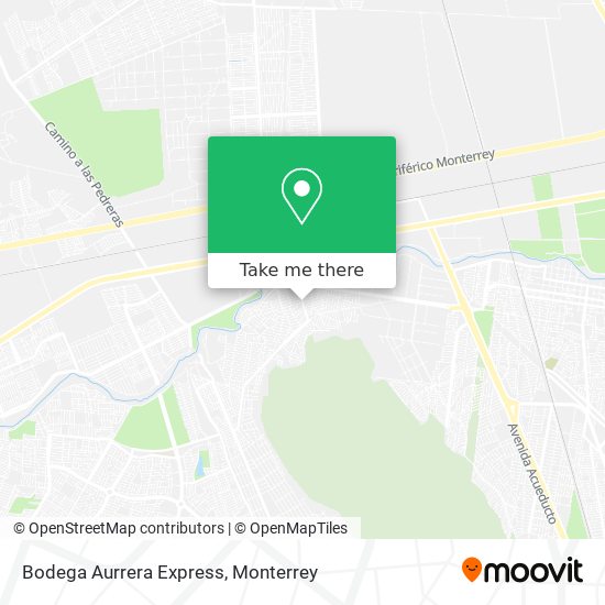 Bodega Aurrera Express map