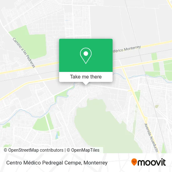 Mapa de Centro Médico Pedregal Cempe