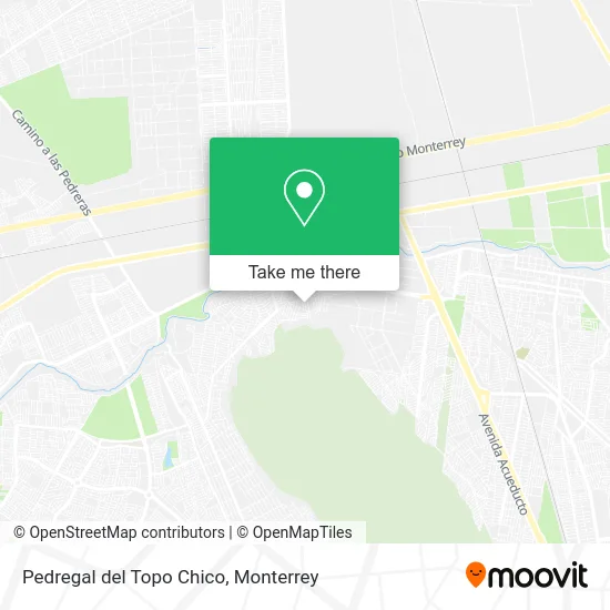 Pedregal del Topo Chico map