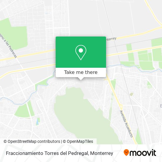 Fraccionamiento Torres del Pedregal map