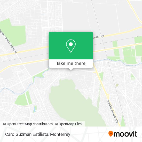 Caro Guzman Estilista map