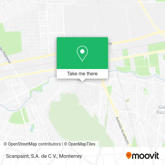 Scanpaint, S.A. de C.V. map