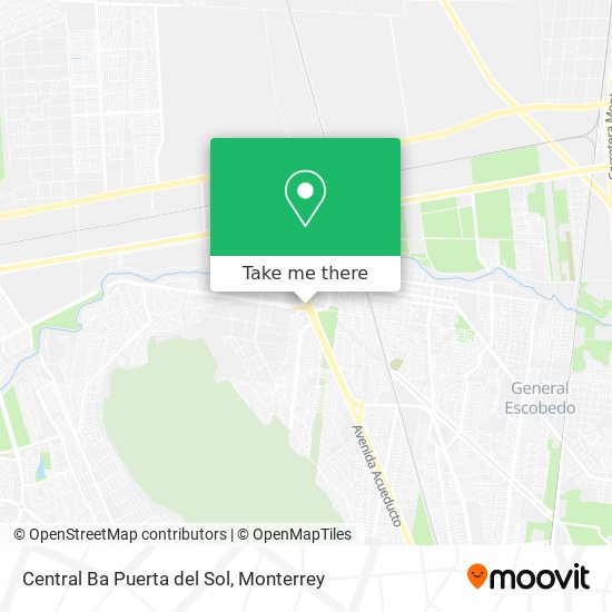 Central Ba Puerta del Sol map