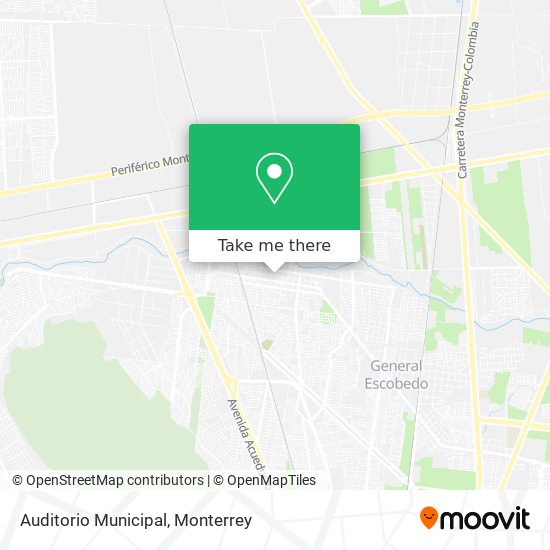 Mapa de Auditorio Municipal