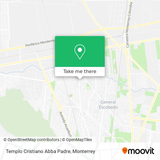 Mapa de Templo Cristiano Abba Padre