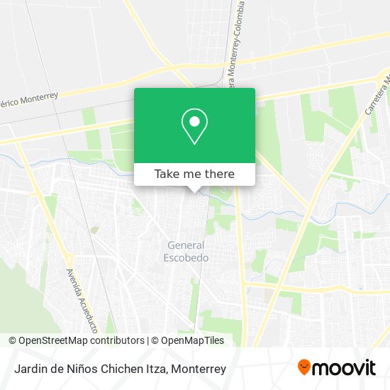 Jardin de Niños Chichen Itza map