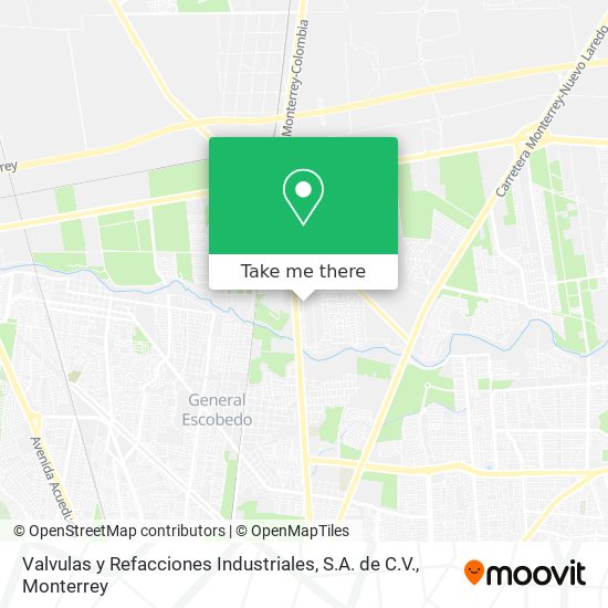 Valvulas y Refacciones Industriales, S.A. de C.V. map