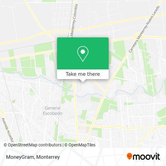 Mapa de MoneyGram