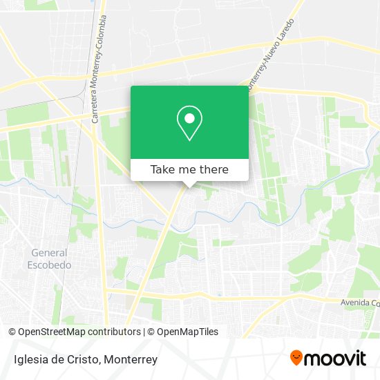 Mapa de Iglesia de Cristo