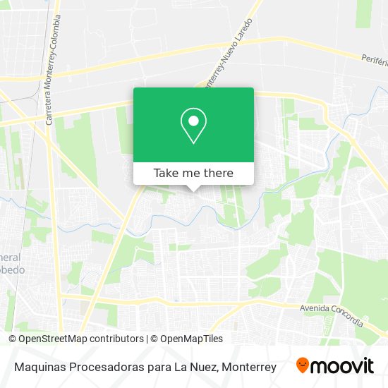 Maquinas Procesadoras para La Nuez map