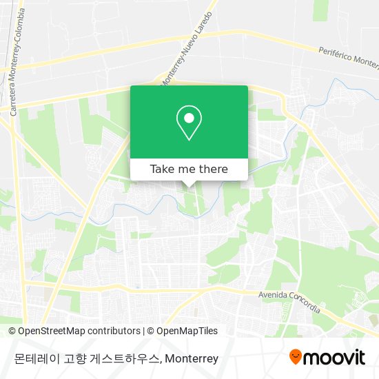 몬테레이 고향 게스트하우스 map