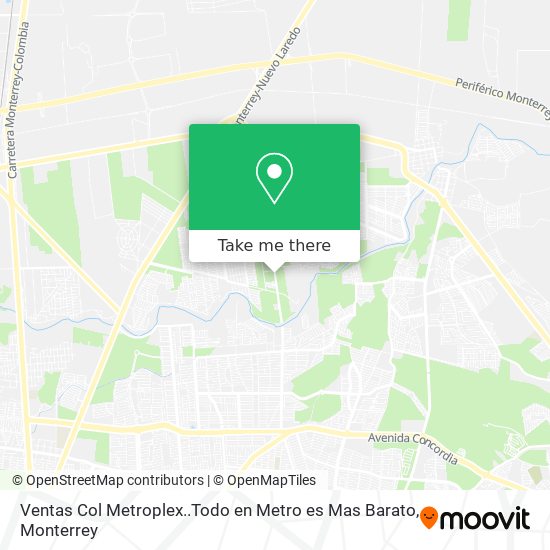 Ventas Col Metroplex..Todo en Metro es Mas Barato map