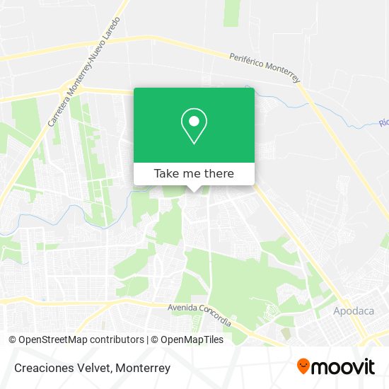 Mapa de Creaciones Velvet