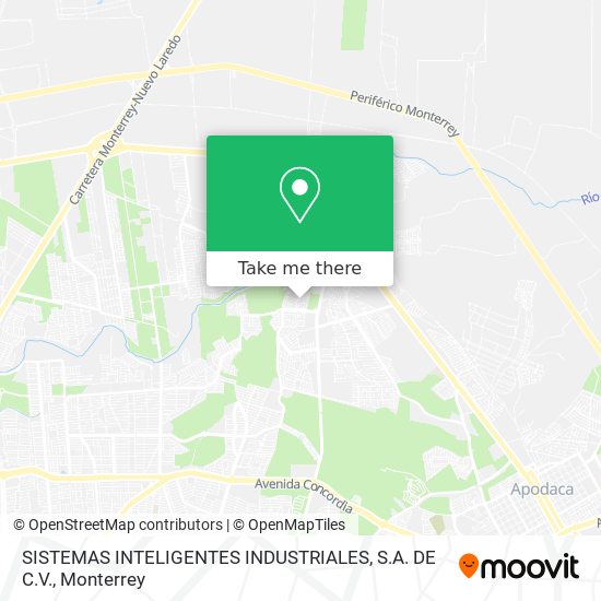 Mapa de SISTEMAS INTELIGENTES INDUSTRIALES, S.A. DE C.V.