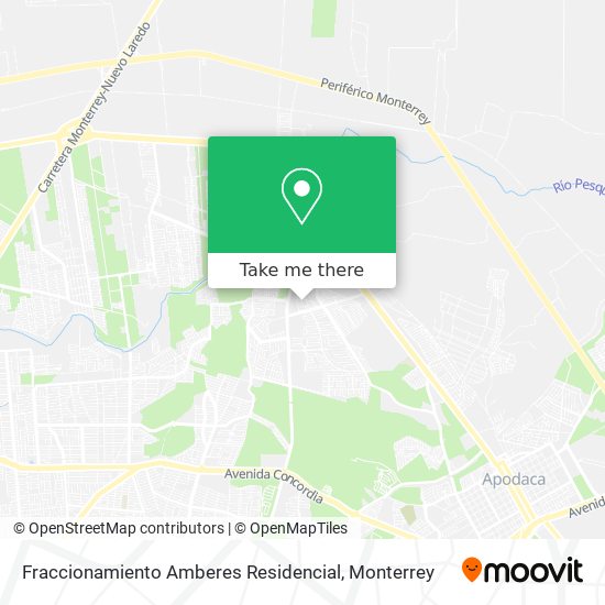 Fraccionamiento Amberes Residencial map
