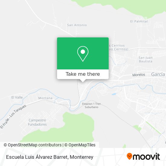 Escuela Luis Álvarez Barret map