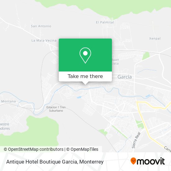 Antique Hotel Boutique Garcia map