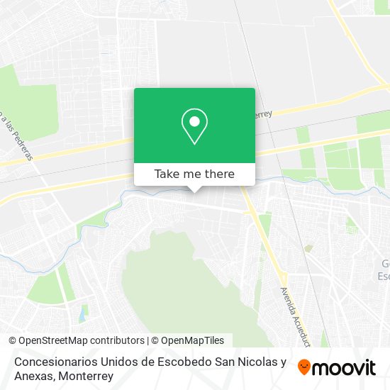Concesionarios Unidos de Escobedo San Nicolas y Anexas map