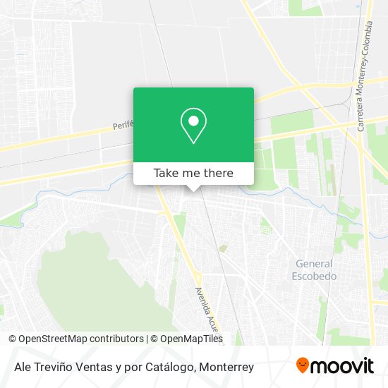 Ale Treviño Ventas y por Catálogo map