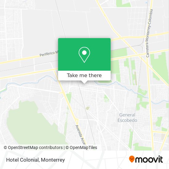 Mapa de Hotel Colonial