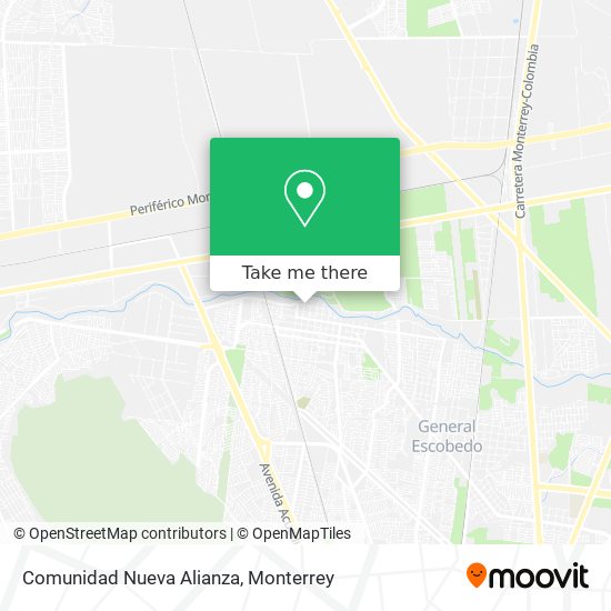 Comunidad Nueva Alianza map