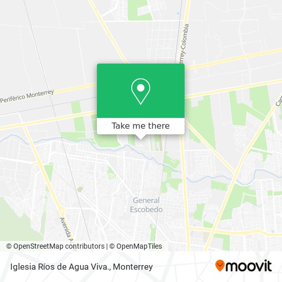 Iglesia Ríos de Agua Viva. map
