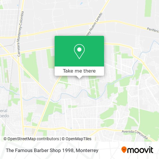 Mapa de The Famous Barber Shop 1998