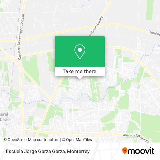 Escuela Jorge Garza Garza map