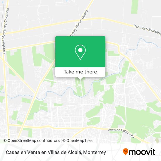 Mapa de Casas en Venta en Villas de Alcalá