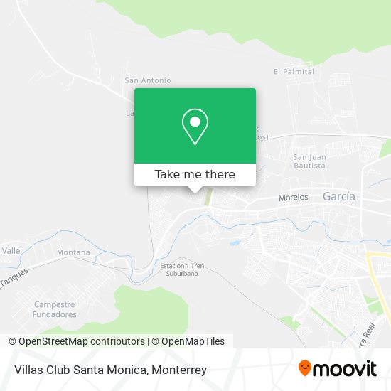 Mapa de Villas Club Santa Monica